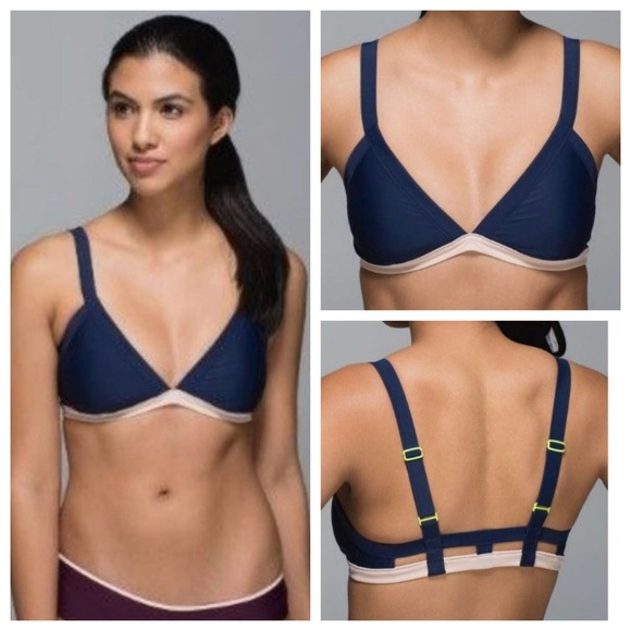 lululemon athletica Other - LULULEMON Surf to Sand Booster Bikini Swim Top SZ 8 Fits D and DD Cups